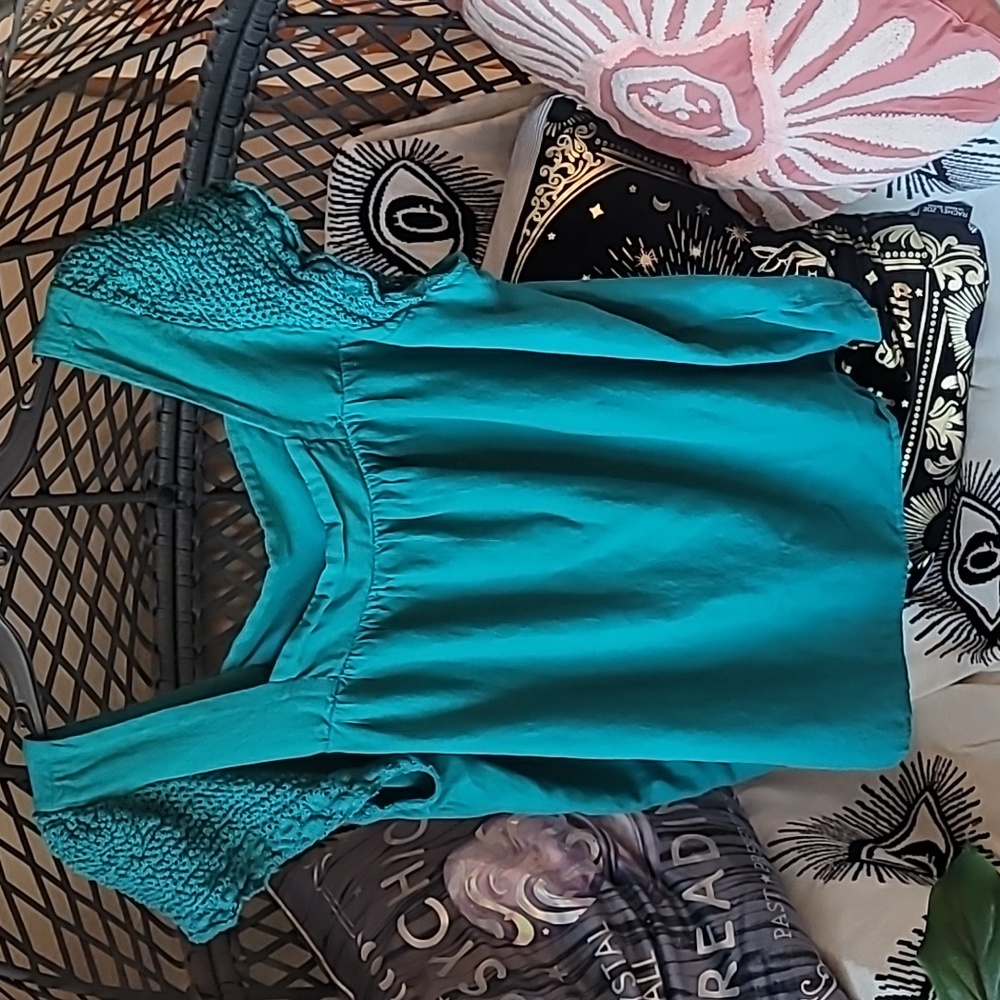 Crochet sleeve top